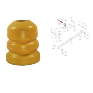 REAR BUMP STOP BUFFER RUBBER FOR FORD TRANSIT CONNECT 2002 - 2013 SUSPENSION