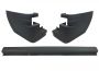 Ford Transit Jumbo Rear Bumper Cover + Left Right End Caps Mk6 Mk7 2000 - 2014