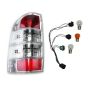 REAR CLEAR LIGHT LENS BULBS LOOM FOR FORD RANGER MK3 MK4 2006-2012 LEFT