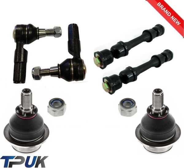 FORD TRANSIT FRONT SUSPENSION KIT 2 BALL JOINTS 2 DROP LINKS 2 TRACK ROD ENDS