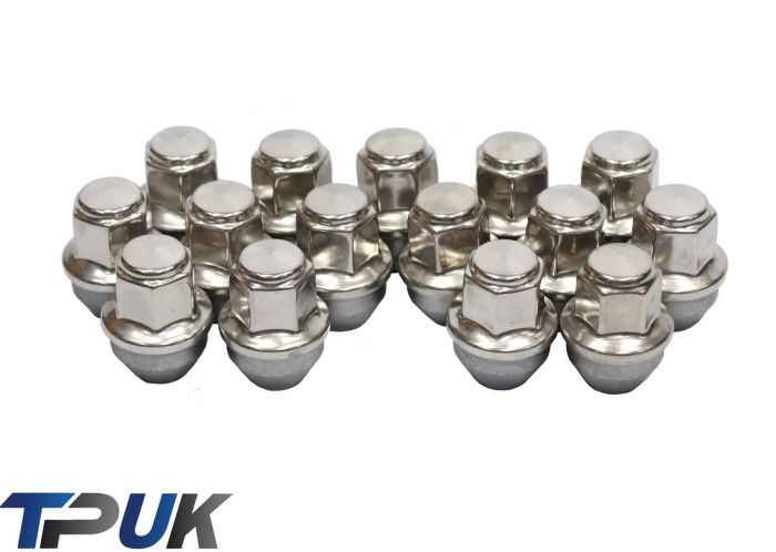FORD TRANSIT MK8 CUSTOM SET OF 15 WHEEL NUTS STAINLESS STEEL CAP 2012 ON M14X1.5 | Transit Parts UK 2012 Ford Transit Connect Lug Nut Torque